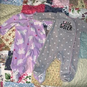 Carter’s Footie Pajamas! Size 0-3 Months!